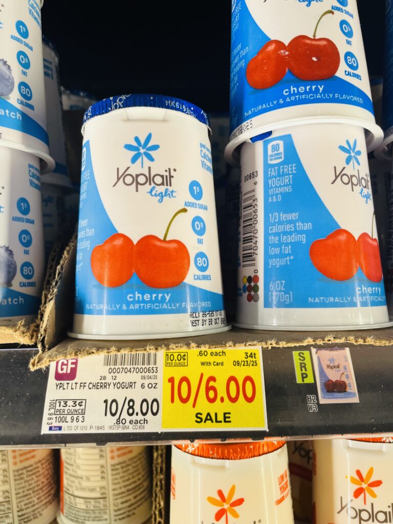 yoplait yogurt singles kroger shelf image (1)