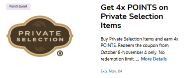 4x fuel points kroger krazy coupon