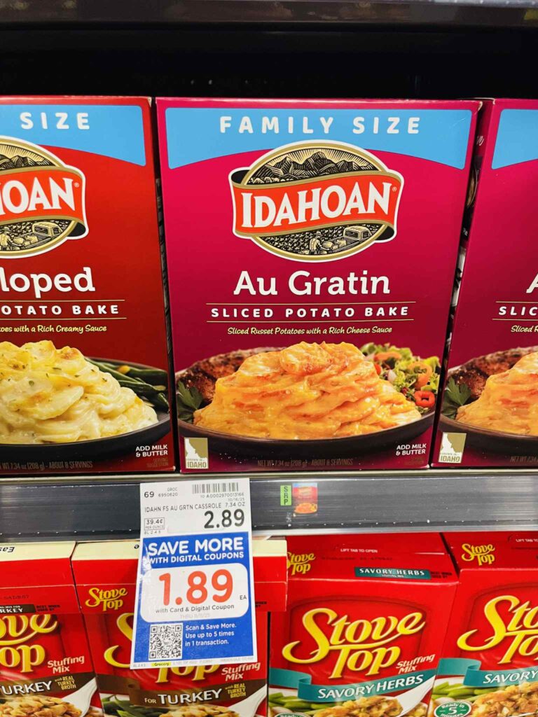 Idahoan potatoes kroger shelf image