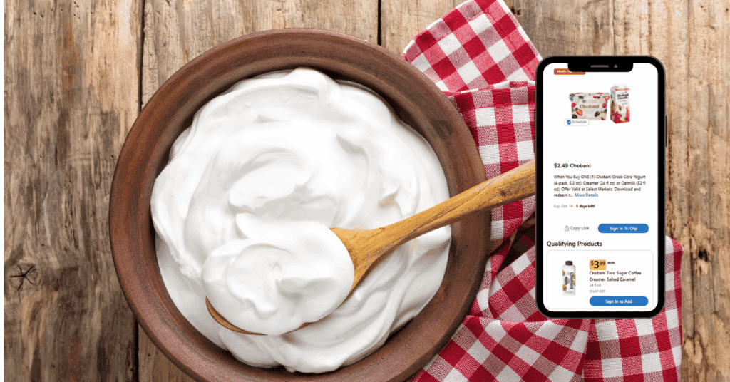 Chobani Kroger Digital Coupon