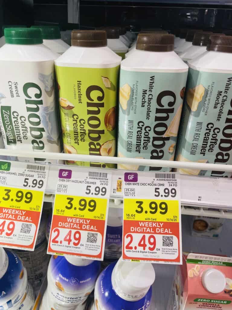 Chobani Kroger Shelf Image