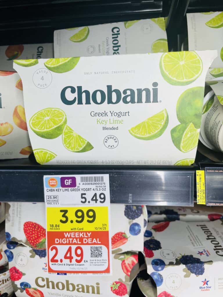 Chobani Kroger Shelf Image