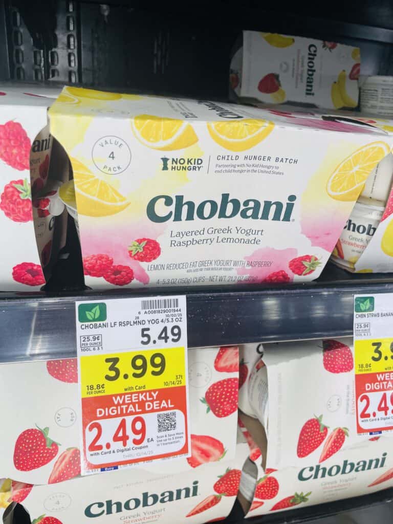 Chobani Kroger Shelf Image