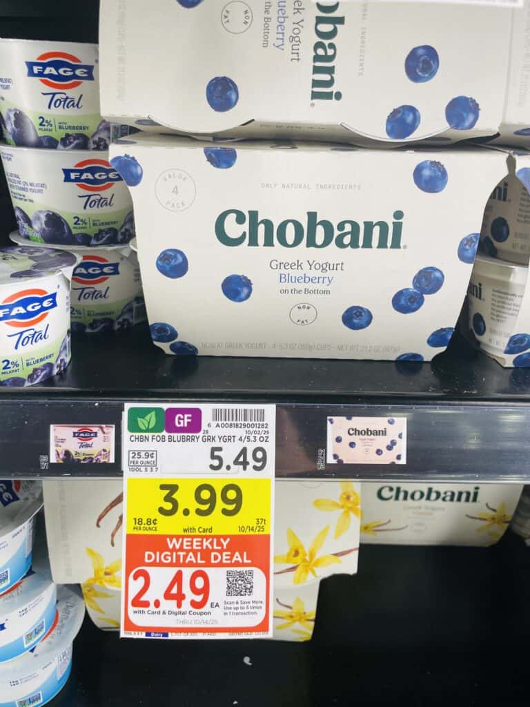 Chobani Kroger Shelf Image