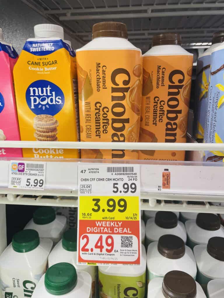 Chobani Kroger Shelf Image