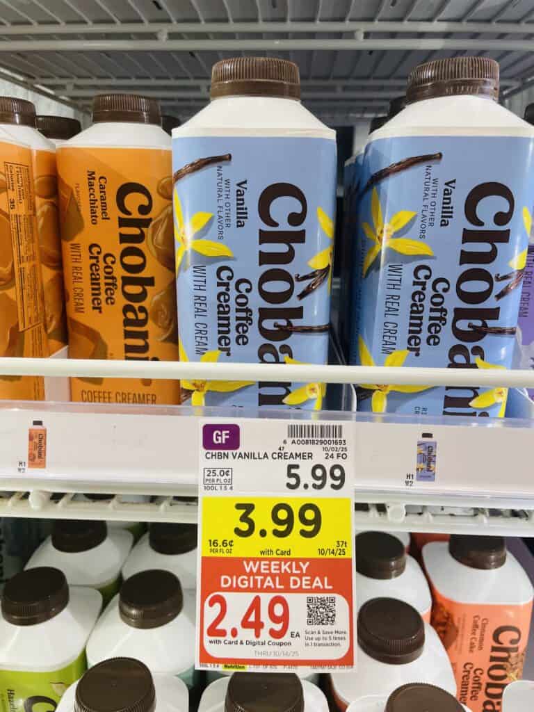 Chobani Kroger Shelf Image