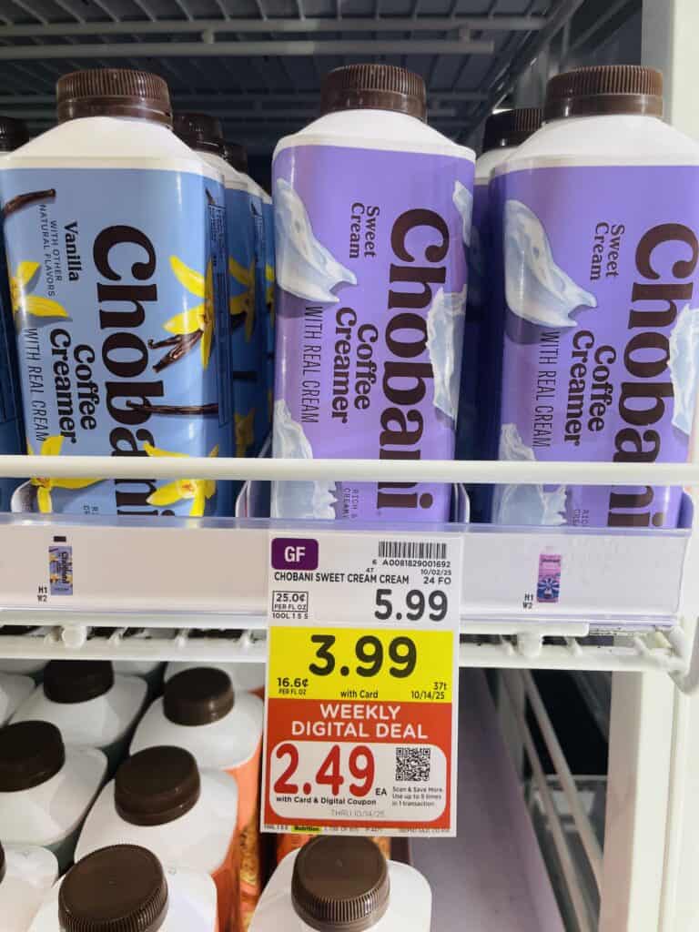 Chobani Kroger Shelf Image