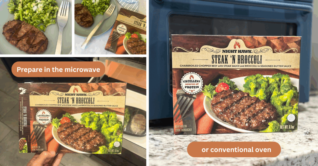 Night Hawk Steak n' broccoli kroger