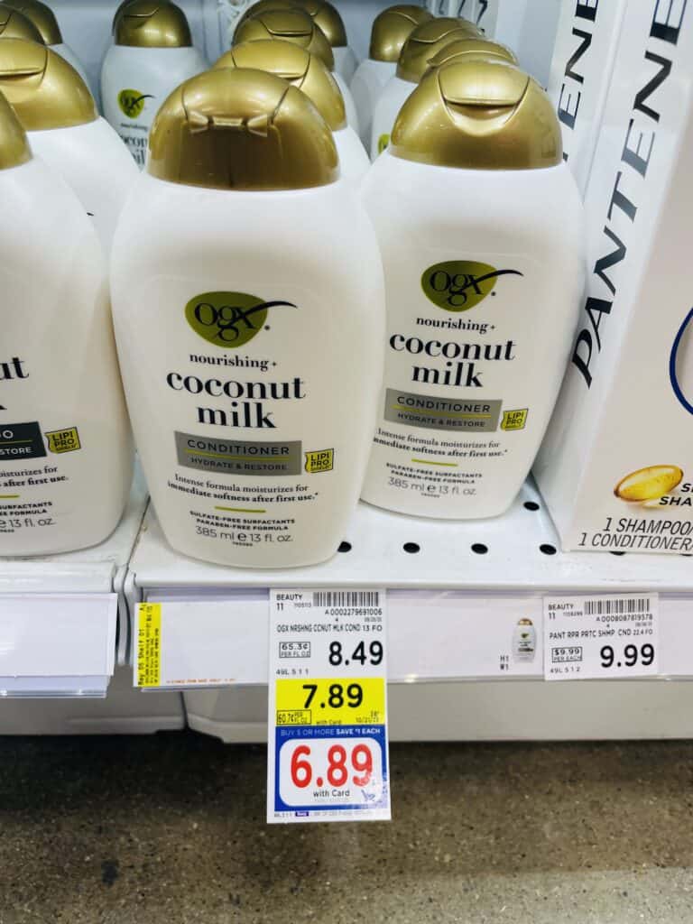 OGX Hair Care Kroger Shelf Image 