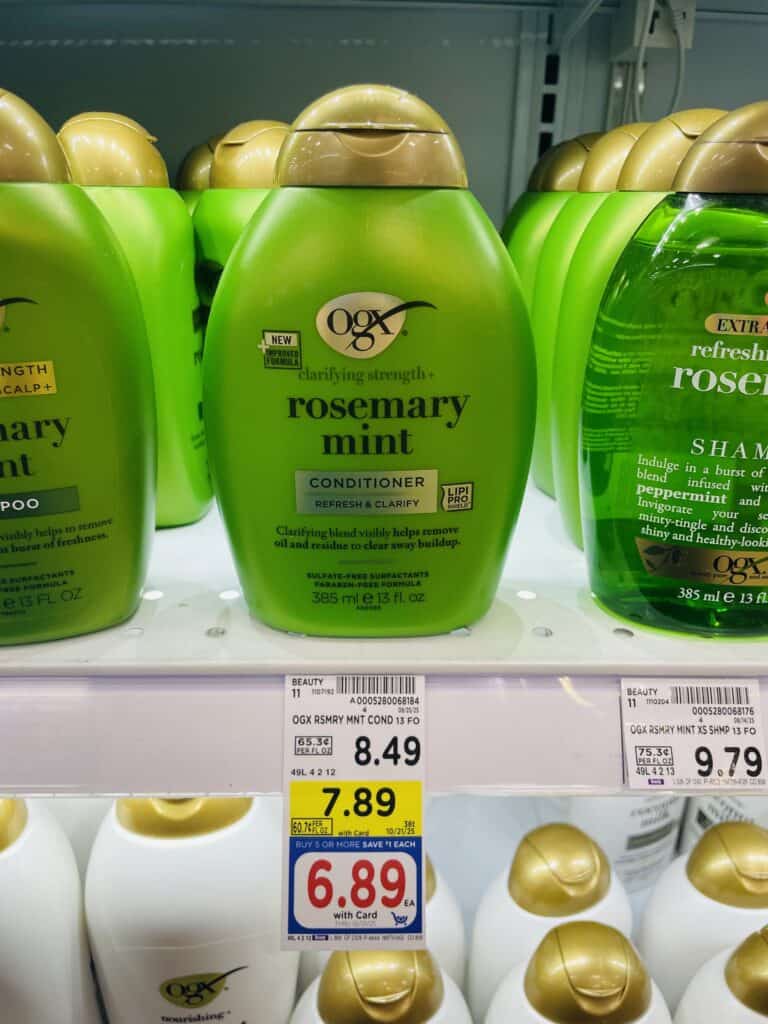 OGX Hair Care Kroger Shelf Image 