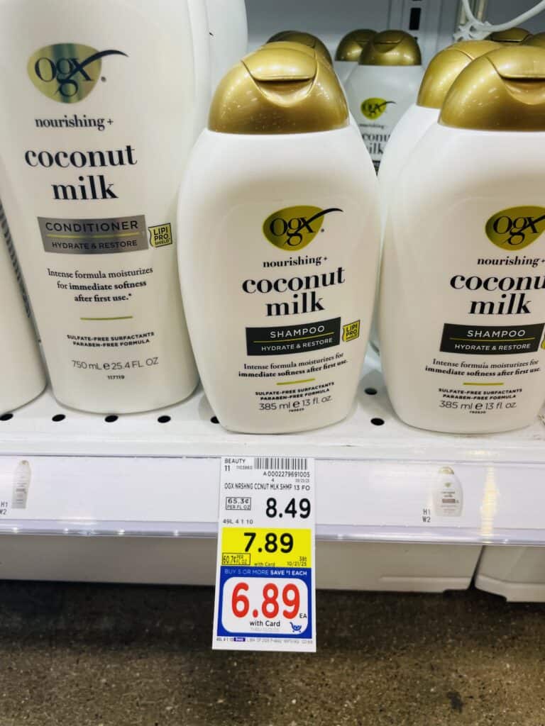 OGX Hair Care Kroger Shelf Image 