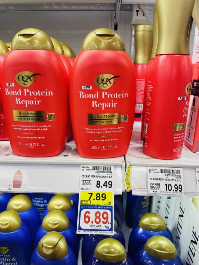 OGX Hair Care Kroger Shelf Image 