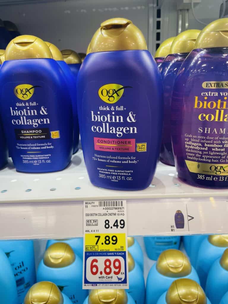 OGX Hair Care Kroger Shelf Image 