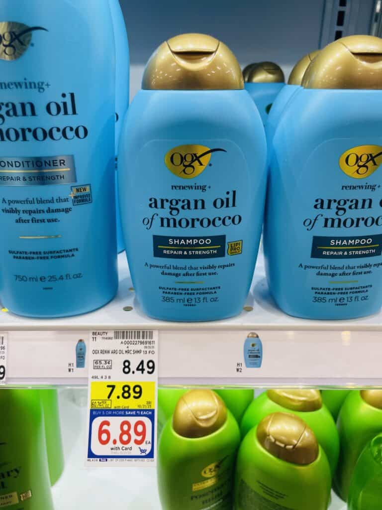 OGX Hair Care Kroger Shelf Image 