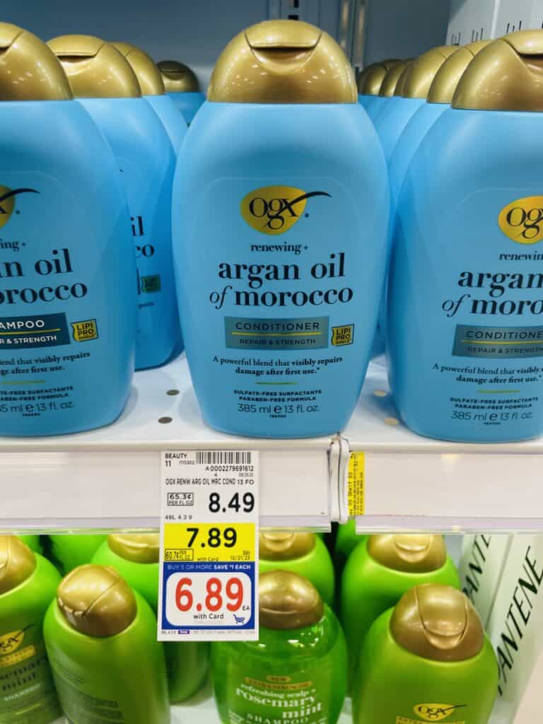 OGX Hair Care Kroger Shelf Image 