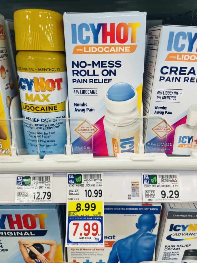 Icy Hot Kroger Shelf Image