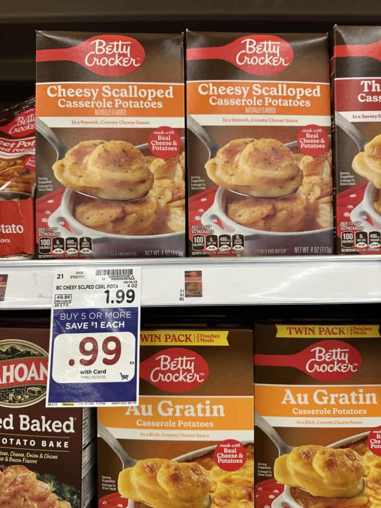 Betty Crocker Potatoes Kroger Shelf Image