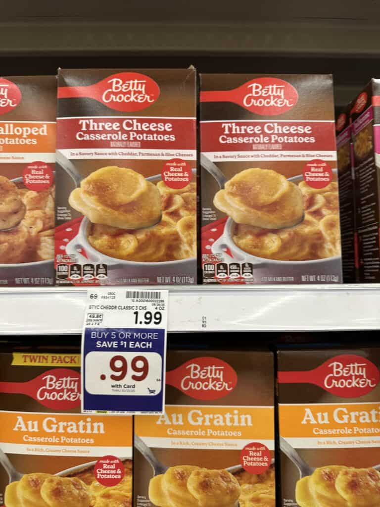 Betty Crocker Potatoes Kroger Shelf Image