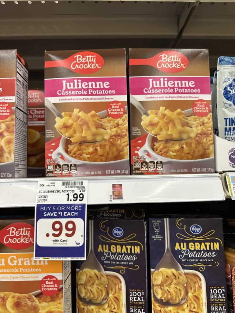 Betty Crocker Potatoes Kroger Shelf Image