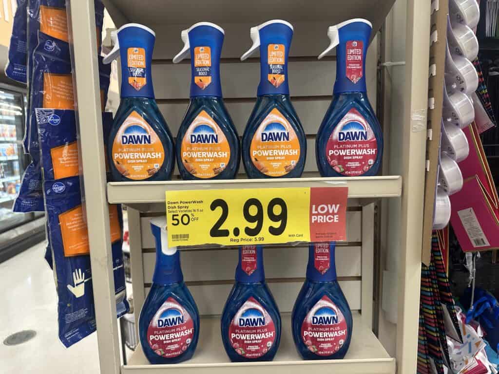 Dawn Powerwash Kroger shelf Image