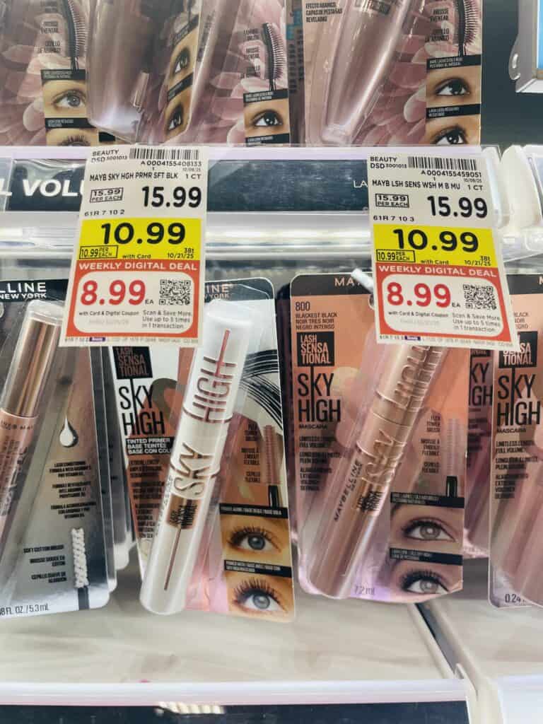 NYX and Maybelline New York Kroger Shelf Image