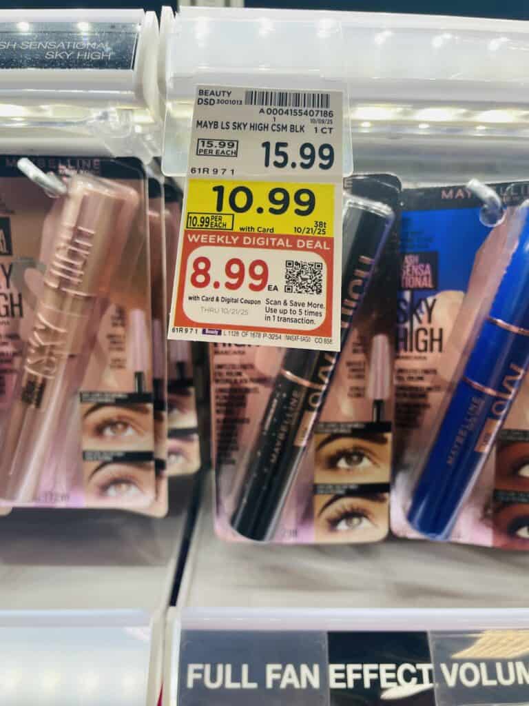 NYX and Maybelline New York Kroger Shelf Image