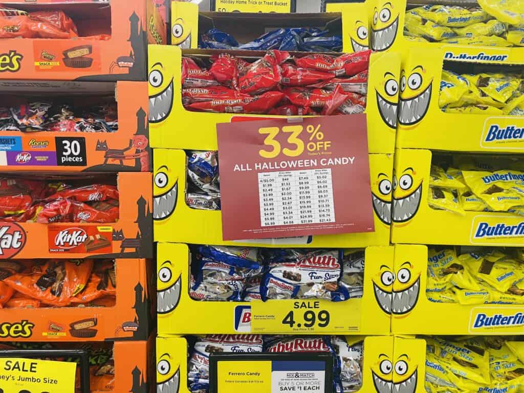 Halloween Candy Sale Kroger Shelf Image