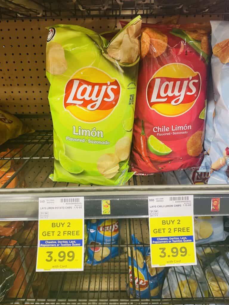 Doritos Cheetos and Lay's Kroger Shelf Image