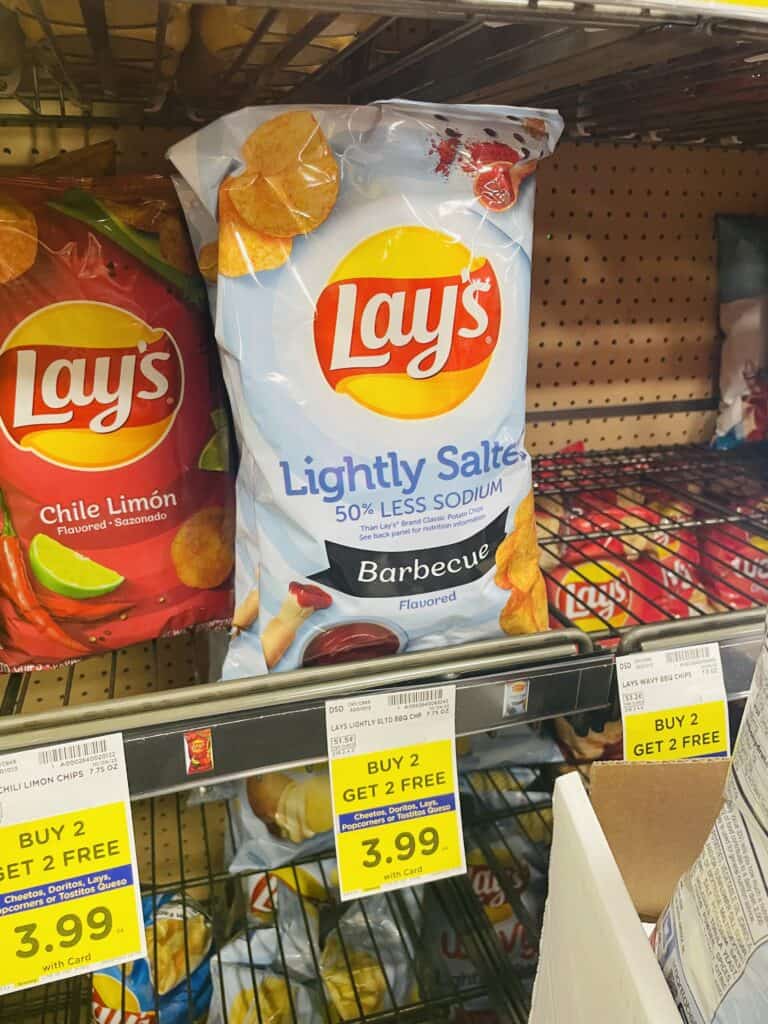 Doritos Cheetos and Lay's Kroger Shelf Image