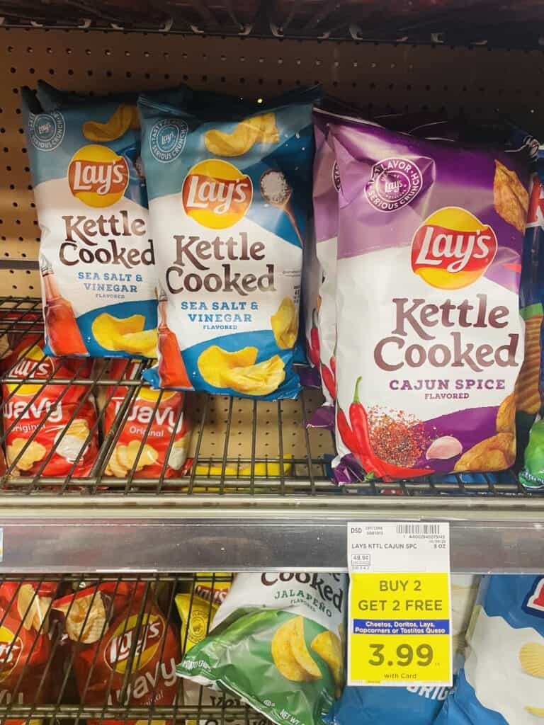 Doritos Cheetos and Lay's Kroger Shelf Image