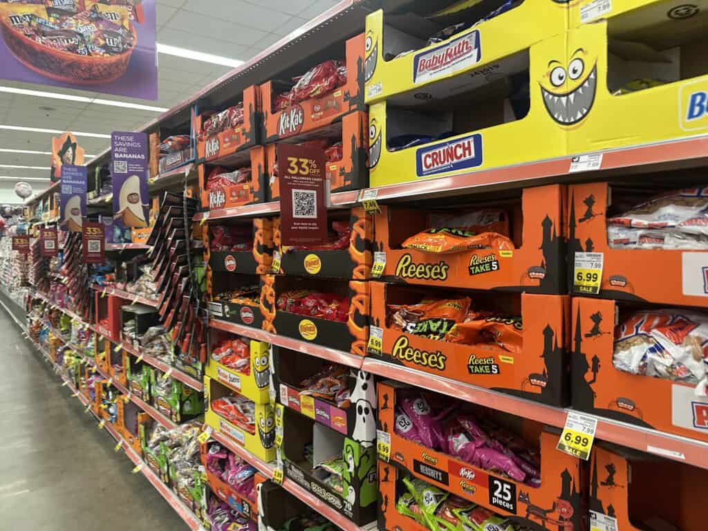 Halloween Candy Sale Kroger Shelf Image
