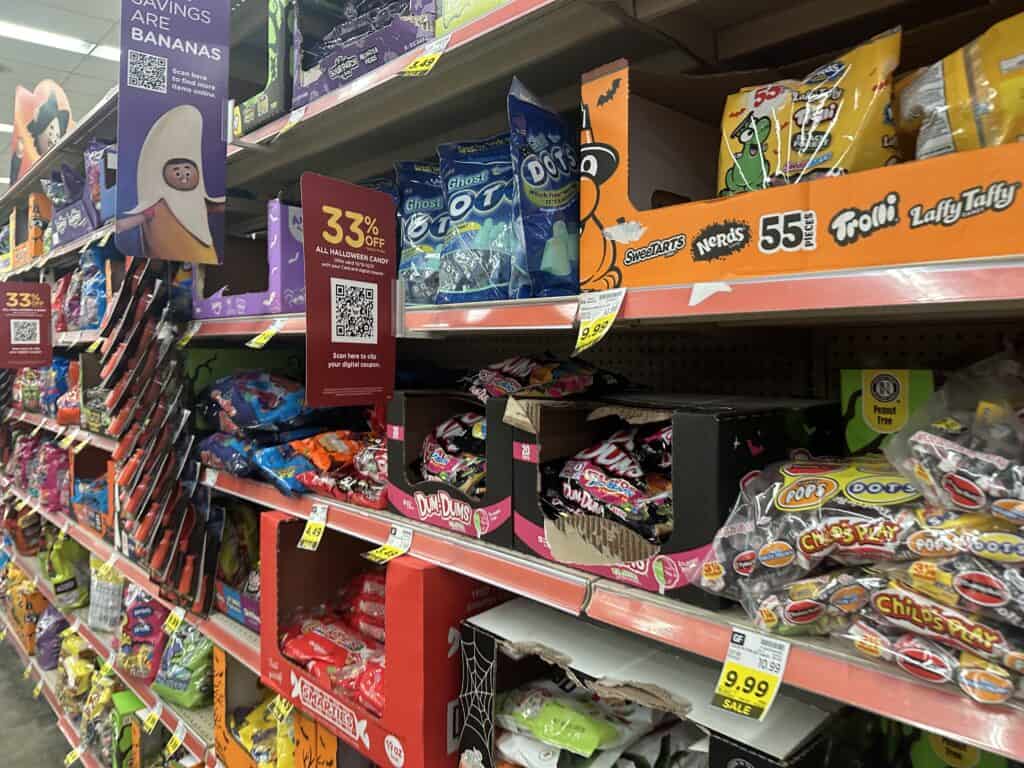 Halloween Candy Sale Kroger Shelf Image