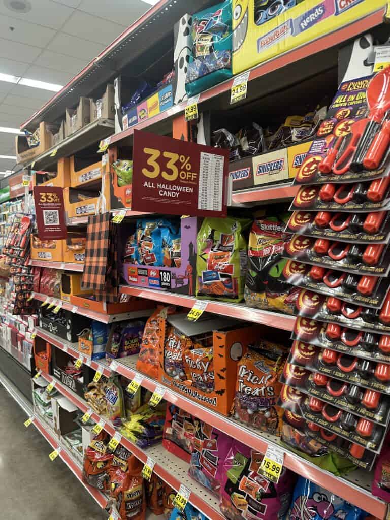 Halloween Candy Sale Kroger Shelf Image