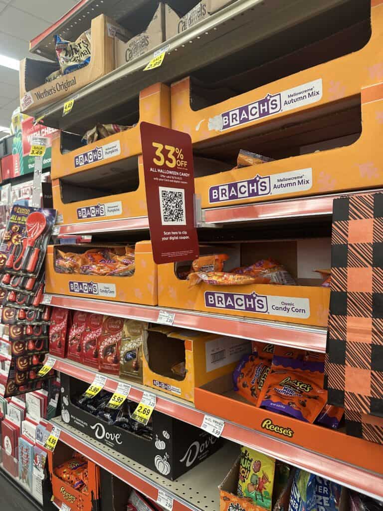 Halloween Candy Sale Kroger Shelf Image