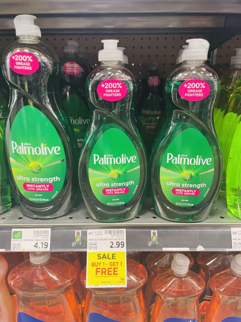Palmolive Dish Liquid Kroger Shelf Image