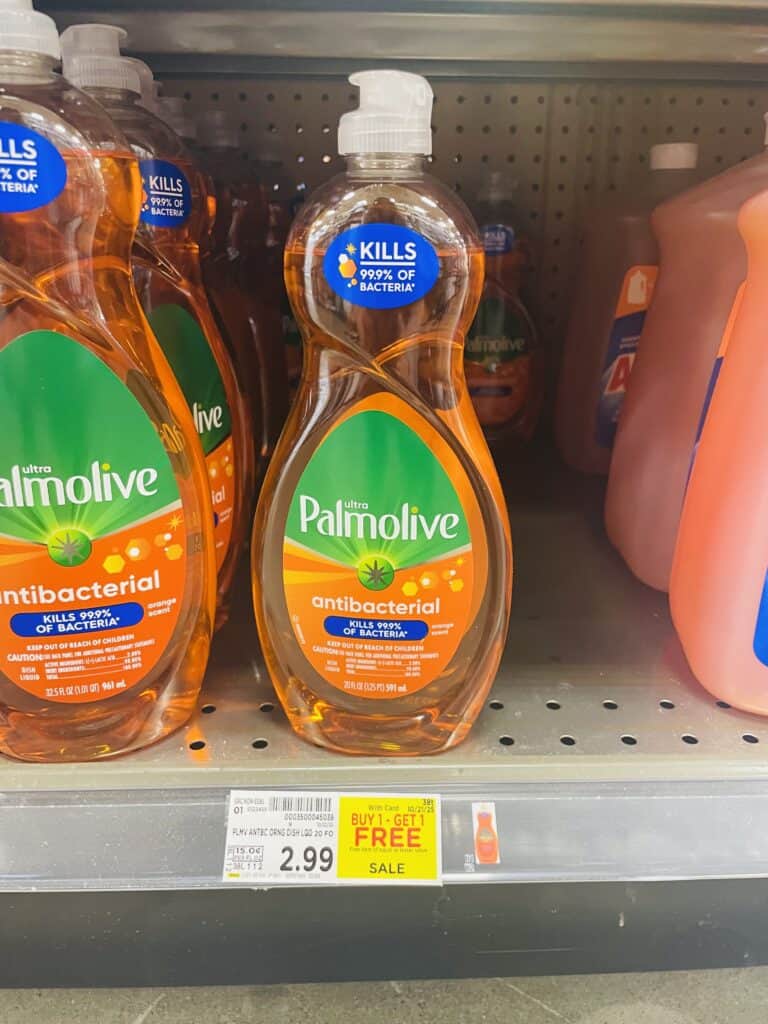 Palmolive Dish Liquid Kroger Shelf Image