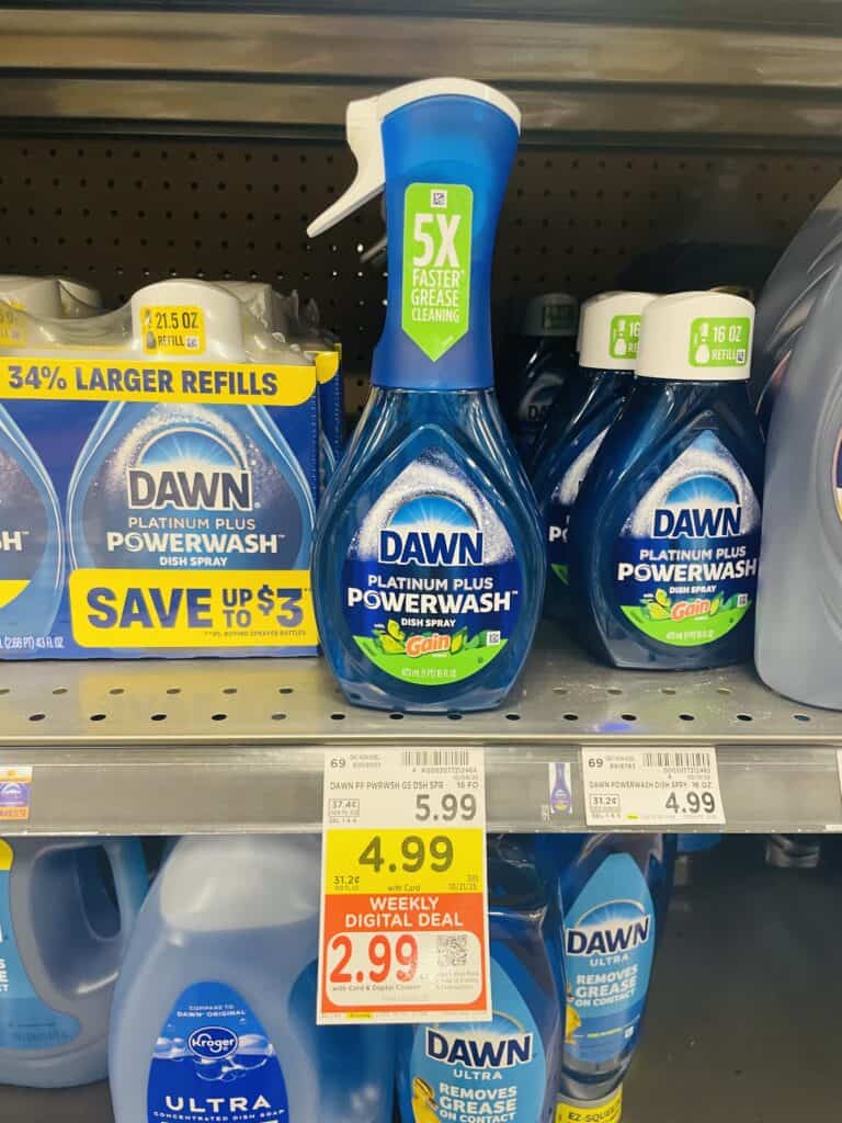 Dawn Powerwash Kroger Shelf Image