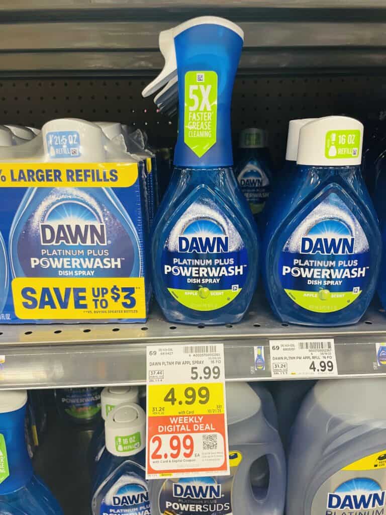 Dawn Powerwash Kroger Shelf Image