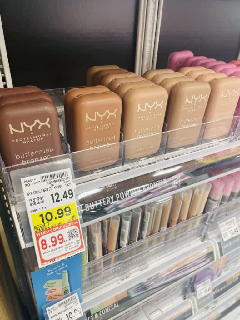 NYX and Maybelline New York Kroger Shelf Image