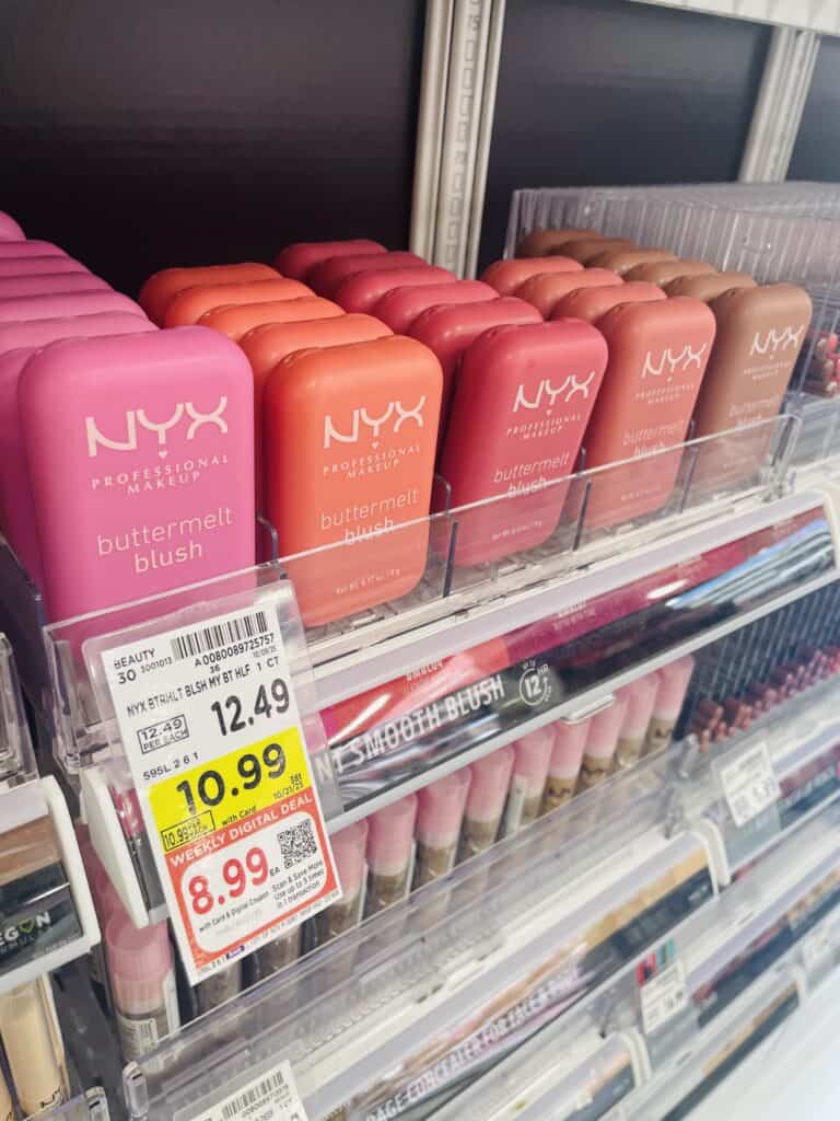 NYX and Maybelline New York Kroger Shelf Image