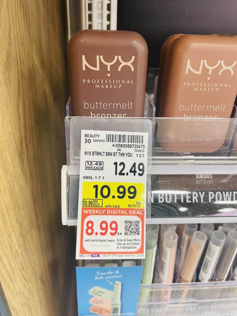 NYX and Maybelline New York Kroger Shelf Image
