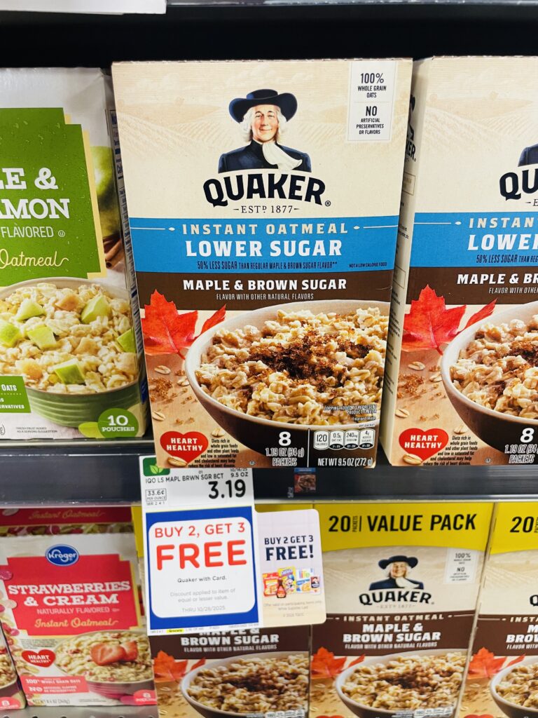 Quaker Kroger Shelf Image