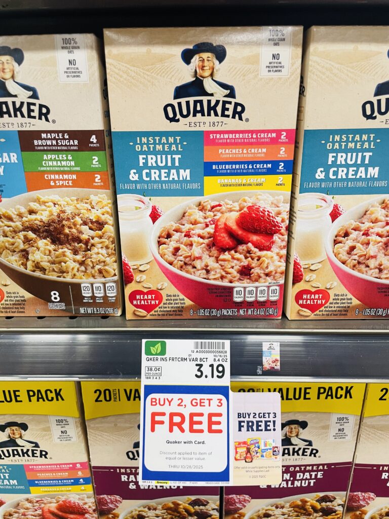 Quaker Kroger Shelf Image
