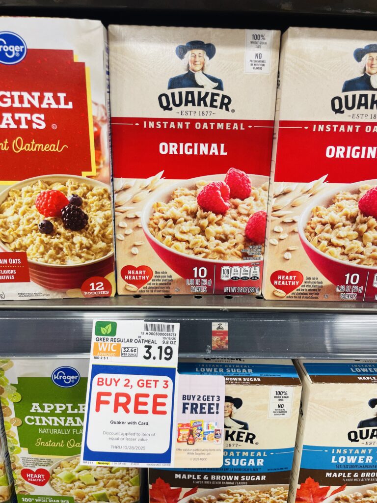 Quaker Kroger Shelf Image