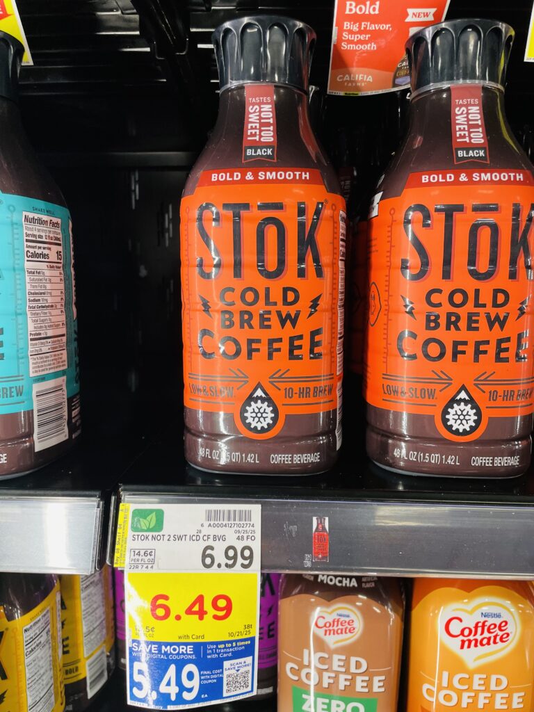 Stok Cold Brew kroger shelf image (1)