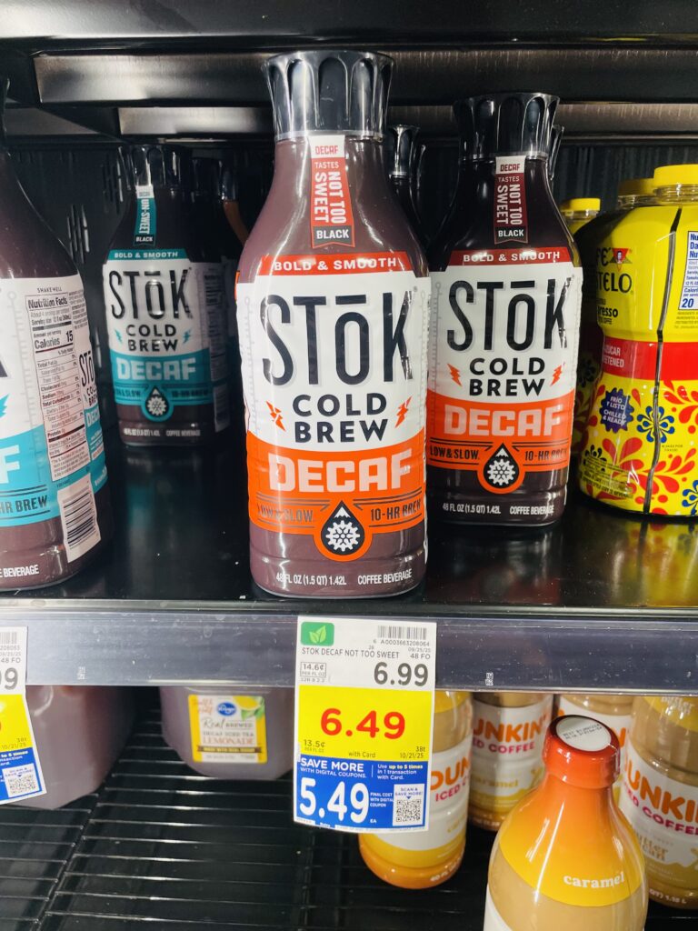 Stok Cold Brew kroger shelf image (1)