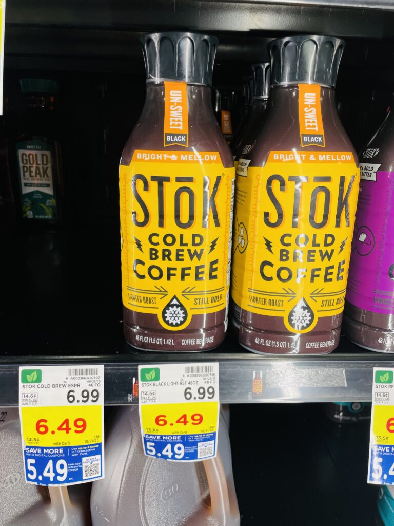 Stok Cold Brew kroger shelf image (1)
