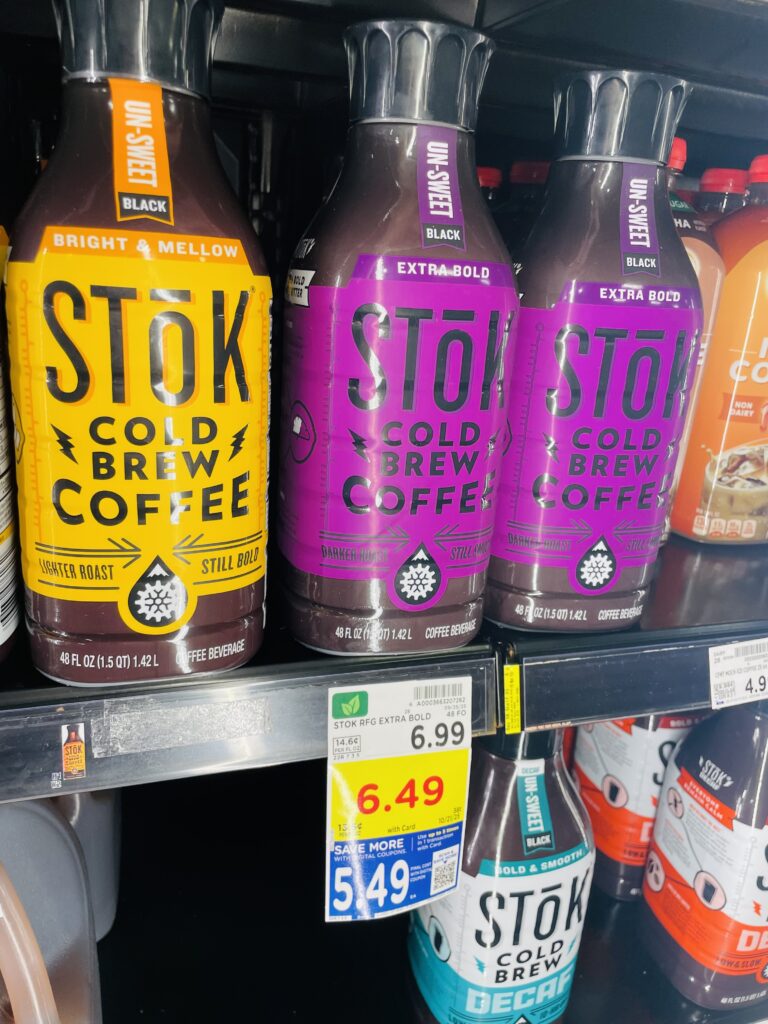 Stok Cold Brew kroger shelf image (1)