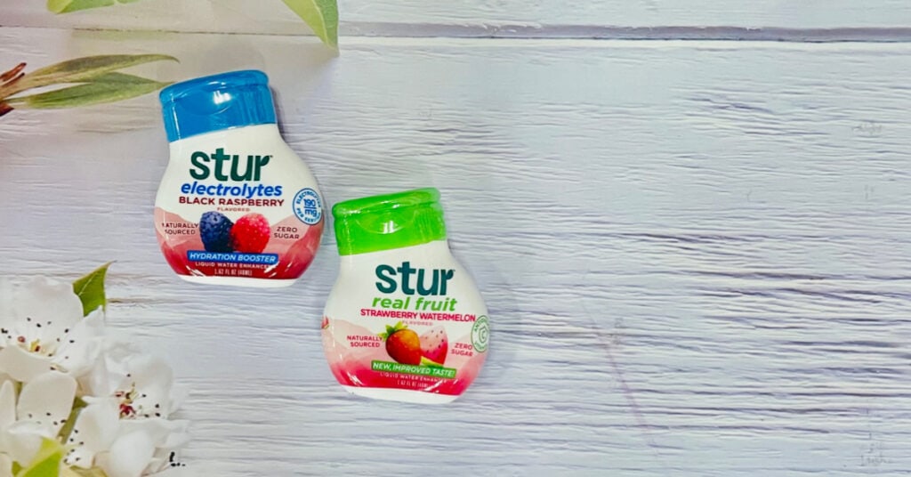 Stur Black Raspberry and Strawberry Watermelon Kroger
