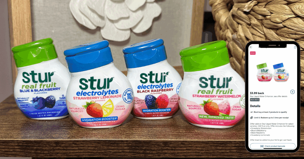 Stur Water Enhancers Ibotta Rebate